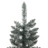 Sapin de Noël artificiel mince avec support Vert 210 cm PVC 562081562081