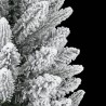 Sapin de Noël artificiel avec neige floquée 150 cm PVC et PE 562082562082