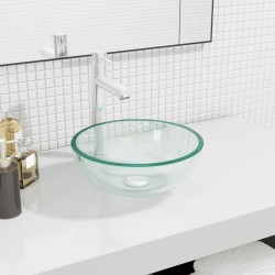 Lavabo Verre trempé 30x12 cm Transparent 562085562085