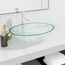 Lavabo Verre 50x37x14 cm Transparent 562086562086