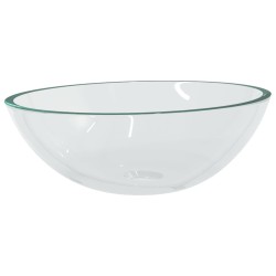 Lavabo Verre 50x37x14 cm Transparent 562086562086