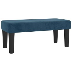 Banc Bleu foncé 70x30x30 cm Velours 562092562092