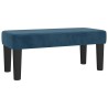 Banc Bleu foncé 70x30x30 cm Velours 562092562092