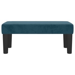 Banc Bleu foncé 70x30x30 cm Velours 562092562092