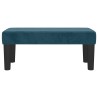 Banc Bleu foncé 70x30x30 cm Velours 562092562092