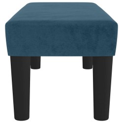 Banc Bleu foncé 70x30x30 cm Velours 562092562092