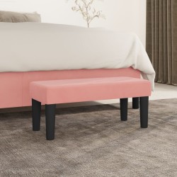 Banc Rose 70x30x30 cm Velours 562093562093