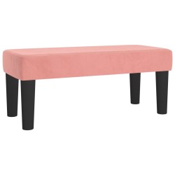 Banc Rose 70x30x30 cm Velours 562093562093