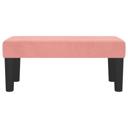 Banc Rose 70x30x30 cm Velours 562093562093