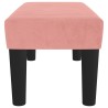 Banc Rose 70x30x30 cm Velours 562093562093