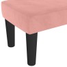 Banc Rose 70x30x30 cm Velours 562093562093