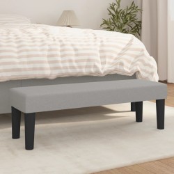 Banc Gris clair 100x30x30 cm Tissu 562094562094