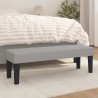Banc Gris clair 100x30x30 cm Tissu 562094562094