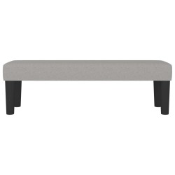 Banc Gris clair 100x30x30 cm Tissu 562094562094
