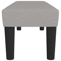 Banc Gris clair 100x30x30 cm Tissu 562094562094