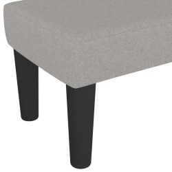 Banc Gris clair 100x30x30 cm Tissu 562094562094