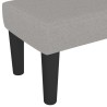 Banc Gris clair 100x30x30 cm Tissu 562094562094