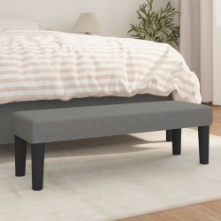 Banc Gris foncé 100x30x30 cm Tissu 562095562095