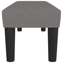 Banc Gris foncé 100x30x30 cm Tissu 562095562095