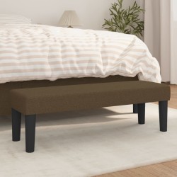 Banc Marron foncé 100x30x30 cm Tissu 562096562096