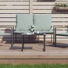 Table de jardin anthracite 55x40x37 cm acier 562104562104
