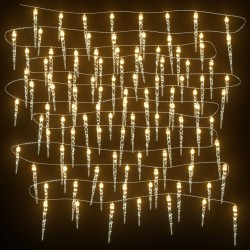 Guirlande lumineuse de Noël 100 LED Blanc chaud 10 m Acrylique PVC 562105562105