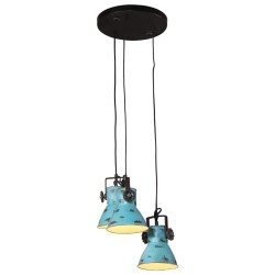 Lampe suspendue 25 W bleu délavé 30x30x100 cm E27 562112562112