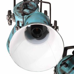 Lampe suspendue 25 W bleu délavé 30x30x100 cm E27 562112562112