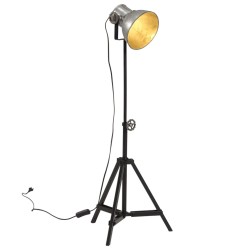 Lampe de bureau 25 W argent vintage 35x35x65/95 cm E27 562115562115