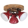 Plafonnier 25 W rouge délavé 35x35x25 cm E27 562121562121
