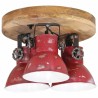 Plafonnier 25 W rouge délavé 35x35x25 cm E27 562121562121