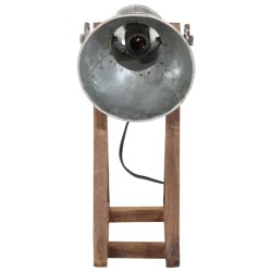 Lampe de bureau 25 W argent vintage 30x17x40 cm E27 562129562129