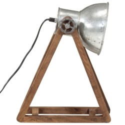Lampe de bureau 25 W argent vintage 30x17x40 cm E27 562129562129