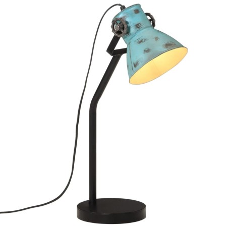 Lampe de bureau 25 W bleu délavé 17x17x60 cm E27 562130562130