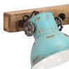 Lampe murale 25 W bleu délavé 90x25 cm E27 562132562132