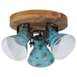 Plafonnier 25 W bleu délavé 35x35x25 cm E27 562134562134
