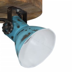 Plafonnier 25 W bleu délavé 35x35x25 cm E27 562134562134
