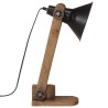 Lampe de bureau 25 W noir 23x13x52 cm E27 562137562137