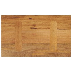 Dessus de table 50x30x3,8 cm rectangulaire bois massif manguier 562158562158