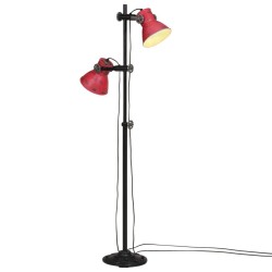 Lampadaire 25 W rouge délavé 25x25x90/160 cm E27 562161562161
