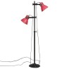 Lampadaire 25 W rouge délavé 25x25x90/160 cm E27 562161562161