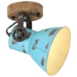 Lampe murale 25 W bleu délavé 11,5x11,5x25 cm E27 562162562162