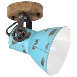Lampe murale 25 W bleu délavé 11,5x11,5x25 cm E27 562162562162