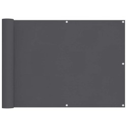 Écran de balcon anthracite 75x700 cm 100% polyester oxford 562173562173