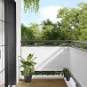 Écran de balcon blanc 75x1000 cm 100% polyester oxford 562174562174