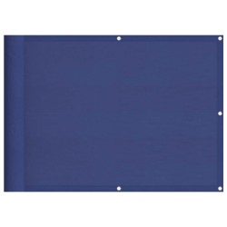 Écran de balcon bleu 75x1000 cm 100% polyester oxford 562179562179