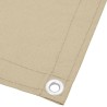 Écran de balcon beige 90x1000 cm 100% polyester oxford 562180562180