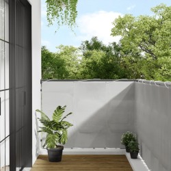 Écran de balcon gris clair 120x1000 cm 100% polyester oxford 562182562182