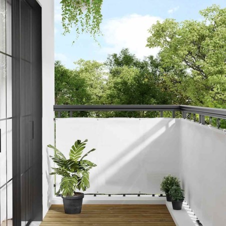 Écran de balcon blanc 90x700 cm 100% polyester oxford 562190562190
