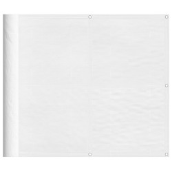 Écran de balcon blanc 90x700 cm 100% polyester oxford 562190562190